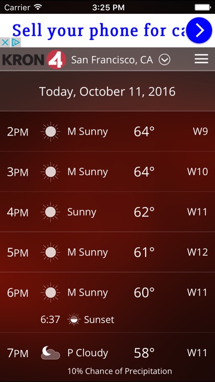 KRON4 Wx - San Francisco screenshot-4