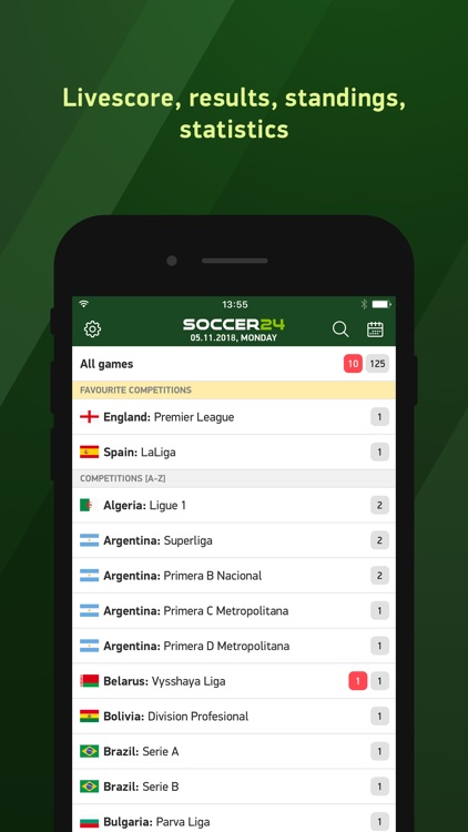 Soccer 24 - soccer live scores by Livesport s.r.o.