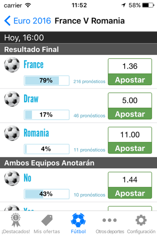 Pronosticos Deportivos de OLBG screenshot 3