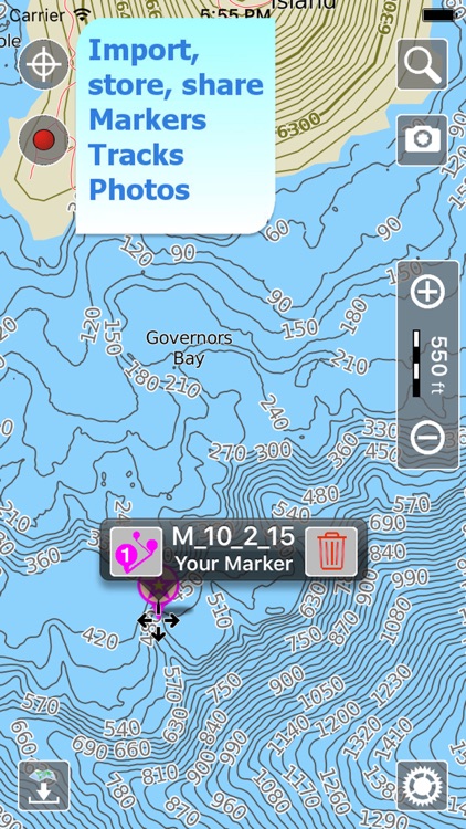 Aqua Map Oregon Lakes GPS