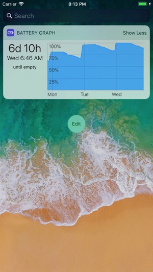 Battery Graph Widget