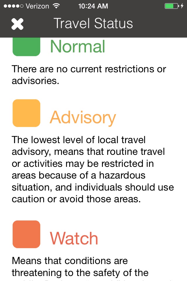 Travel Advisory screenshot 4