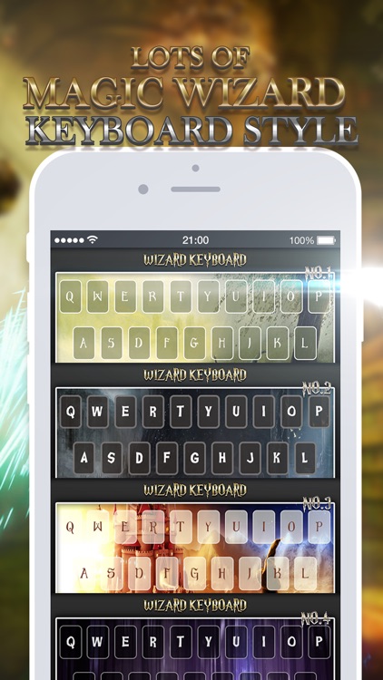 Keyboard Wallpaper in Wizard Fantasy Themes