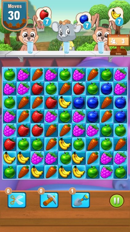 Fruit Juice Match 3 Puzzle