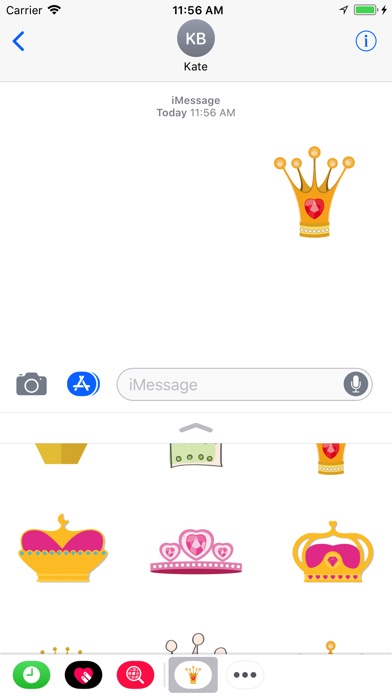 Cute Crown - stickers & emoji screenshot 4
