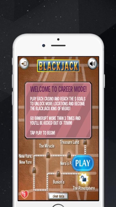 Blackjack -stand-alone version screenshot 2