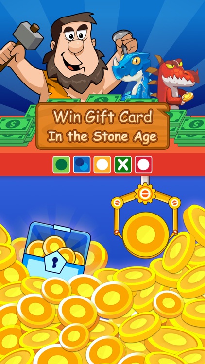 Coins Game - Win Reward in the Stone Age