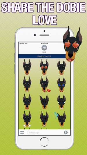 DobieMoji - Doberman Emoji & Stickers(圖3)-速報App