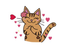 Lovely Bengal Cat Sticker