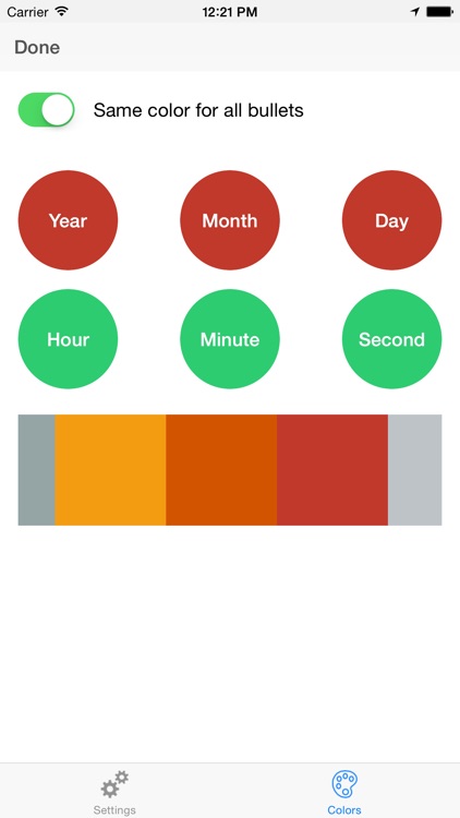 Circle Moving Clock screenshot-4