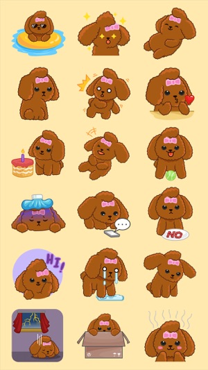 Bella The Princess Poodle Sticker(圖3)-速報App