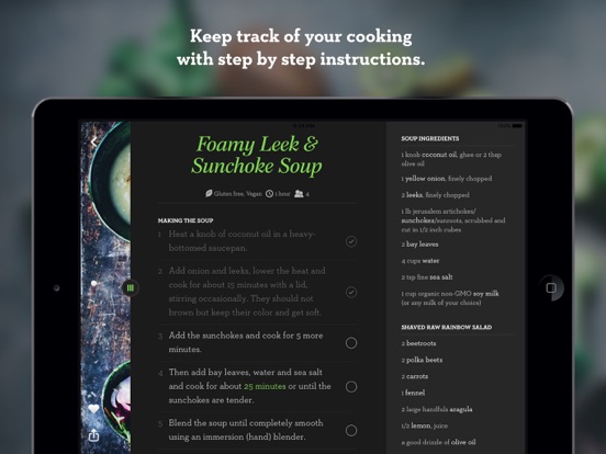 Green Kitchen – healthy vegetarian recipes screenshot