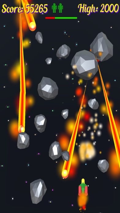 Meteors Asteroids Fireball Pro screenshot 3