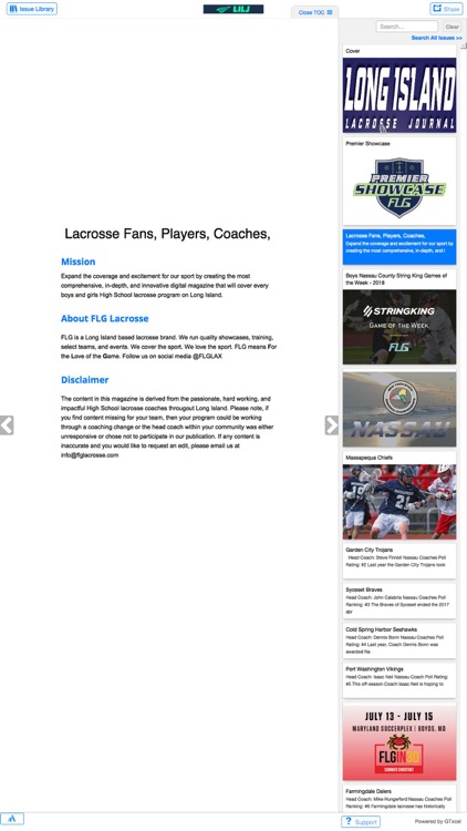 Long Island Lacrosse Journal