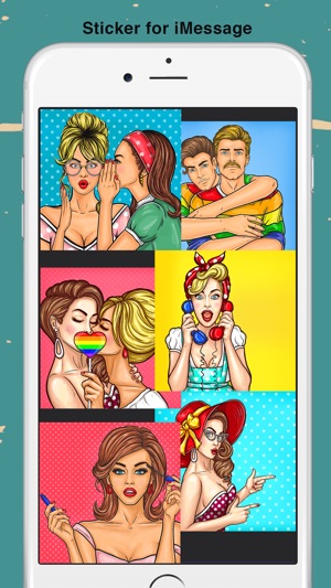 New Retro Generation Stickers – Guy & Girl(圖1)-速報App