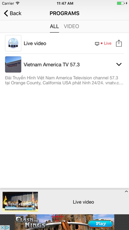 Viet Nam America Television screenshot-3