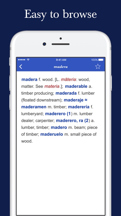 Spanish Etymology Dictionary screenshot-3