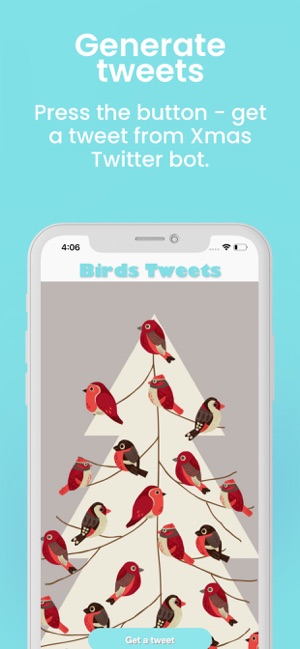 Xmas Birds Tweets Creative bot