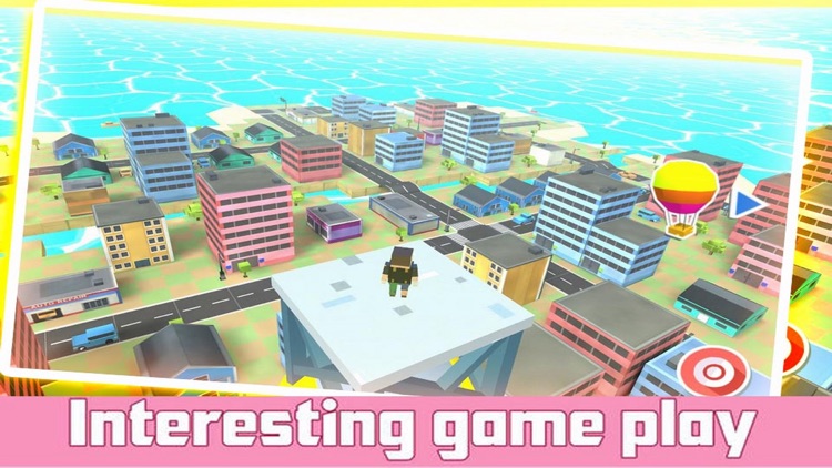 Block Man run City 3D