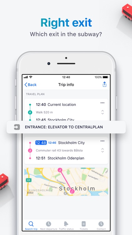Res i STHLM:SL journey planner