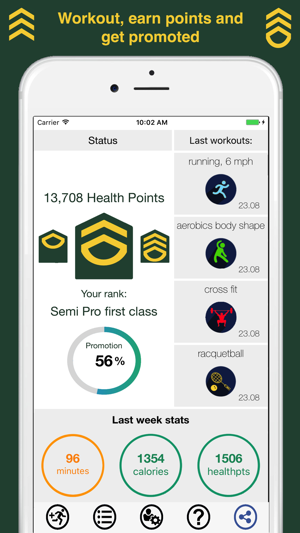 Fit Rank - the motivating exercise tracker(圖1)-速報App