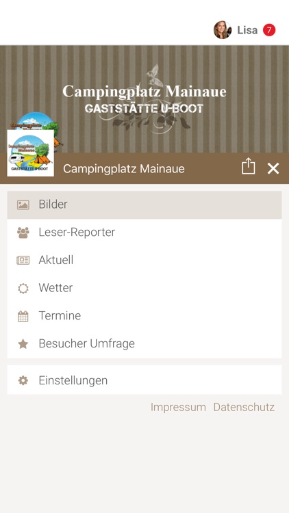 Campingplatz Mainaue