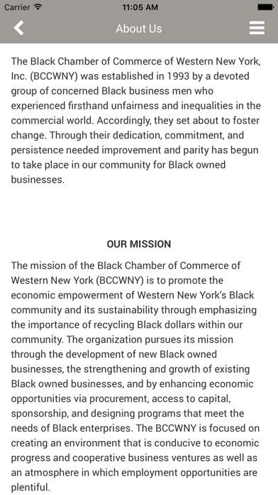WNY Black Chamber of Commerce screenshot 2