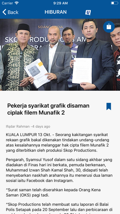 Utusan Online screenshot 3