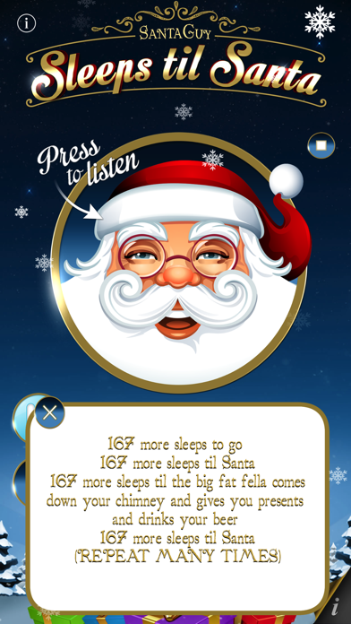 How to cancel & delete Sleeps til Santa from iphone & ipad 4