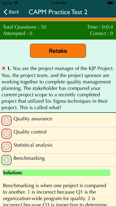 PMP & CAPM Practice Tests screenshot 4