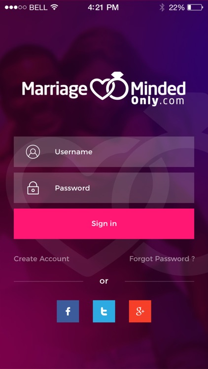 Marriage Minded Only