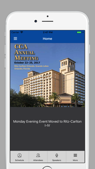 How to cancel & delete Conference: CCA Conference App from iphone & ipad 2