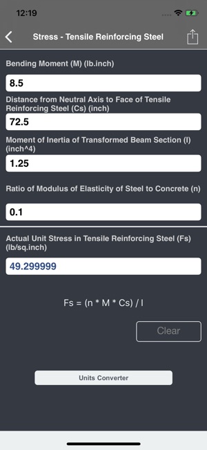 Concrete Engineering Calc.(圖6)-速報App