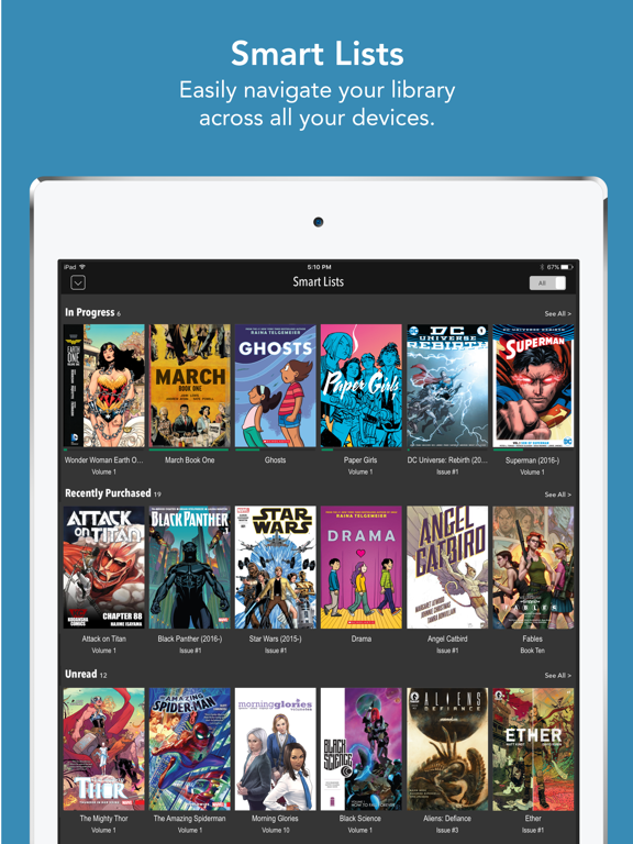 comiXology – Read Comics, Graphic Novels & Manga screenshot