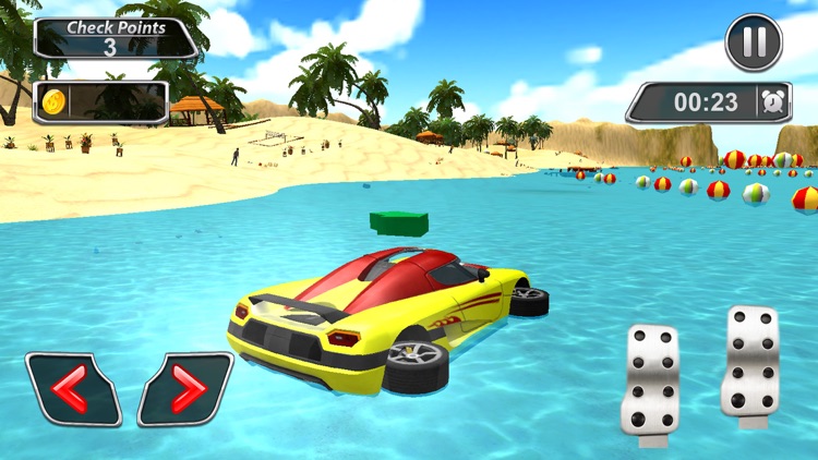 Floating Aqua Car Stunt screenshot-4