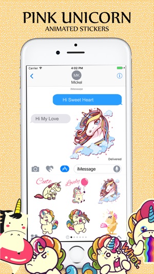 Pink Unicorn Stickers(圖5)-速報App