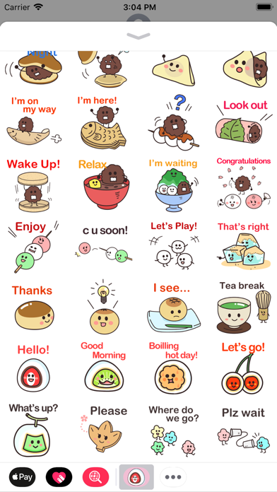 Japanese Sweets Stickers screenshot 3