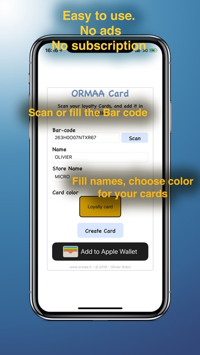 ORMAA Loyalty CARD screenshot 2