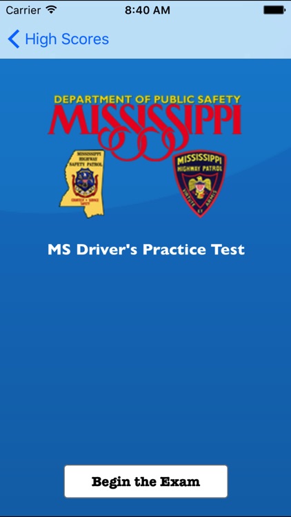 MS Driver’s Practice Test