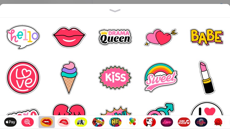 Cute Girly Stickers Style App by salma akter