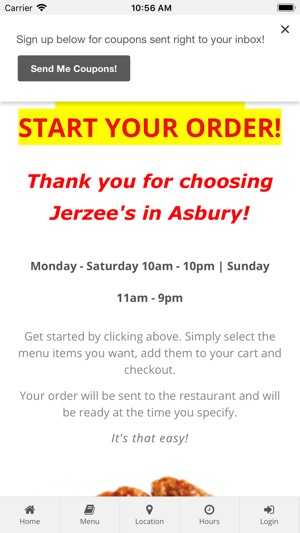 Jerzee's Pizza Asbury