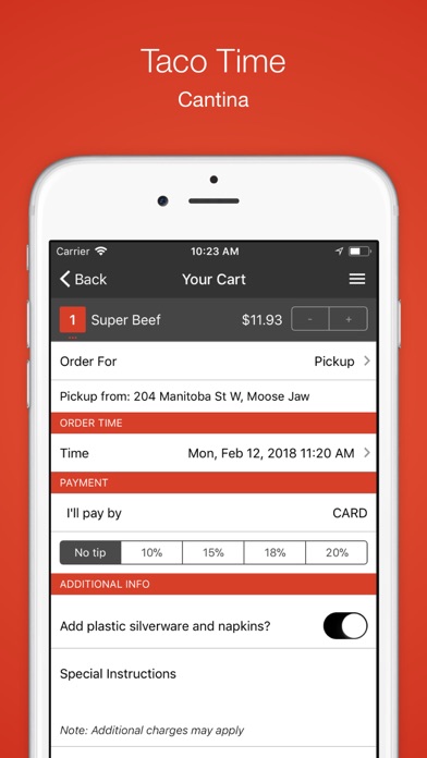 How to cancel & delete TacoTime Cantina Moose Jaw from iphone & ipad 4