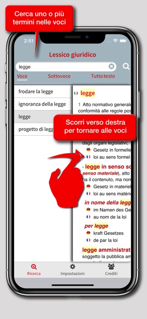 Lessico giuridico in 3 lingue(圖2)-速報App