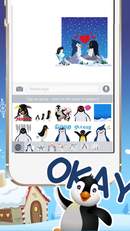 Penguins Stickers & Keyboard