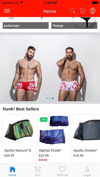 HUnk² Underwear & Men's Blog screenshot 2