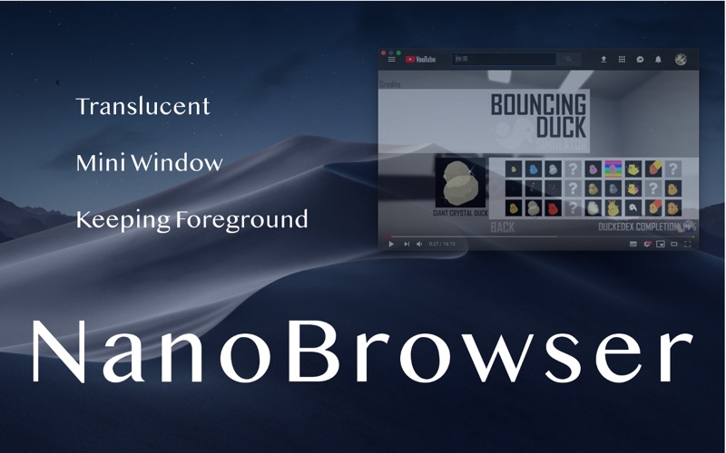 NanoBrowser : mini web browser Screenshot 01 lgkdkdn