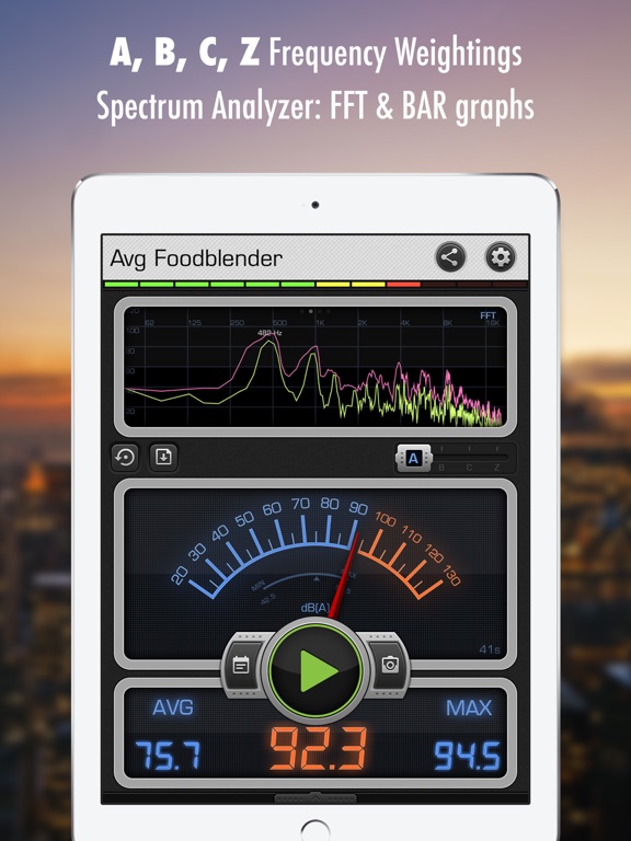 Decibel X - dBA Geluidsmeter - App voor iPhone, iPad en iPod touch ...