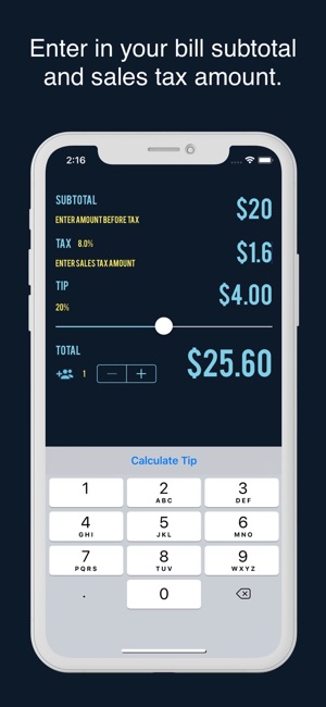 Tipping & Splitting Calculator