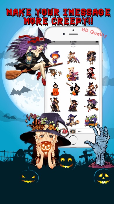 Halloween Sexy Witch Stickers screenshot 3