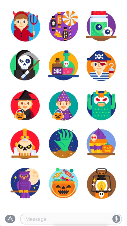 Halloweeen Stickers.